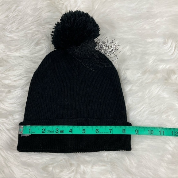 Betsey Johnson Pom Pom Hat - Picture 5 of 7